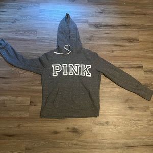 Medium Gray PINK Hoodie